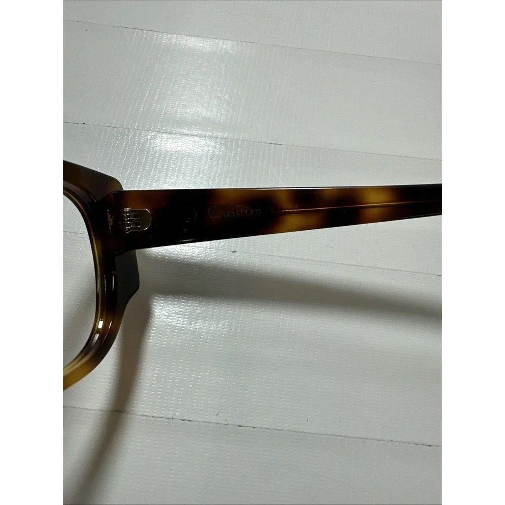 VTG Christian Dior Clear Oval Glasses Germany 05lha Frame Only 52 18 145